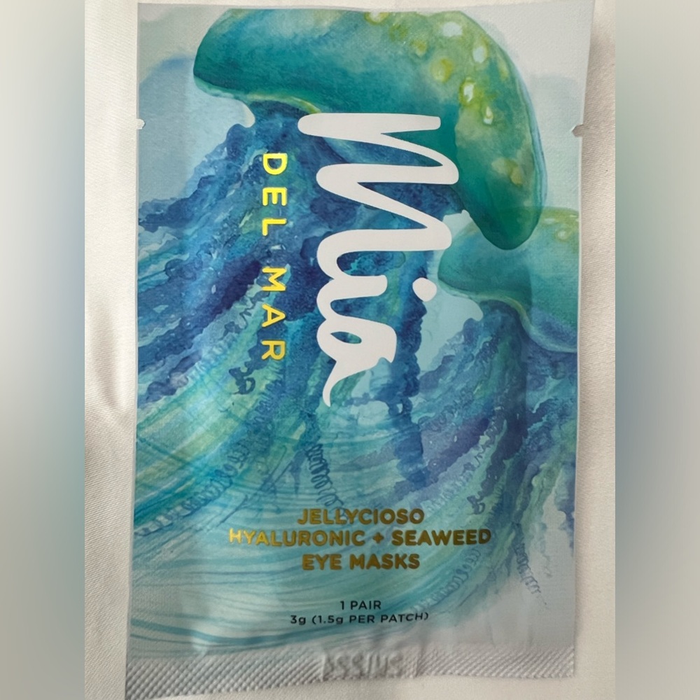MIA Del Mar Jellycioso Hyalauronic + Seaweed Eye Masks, pack of 5